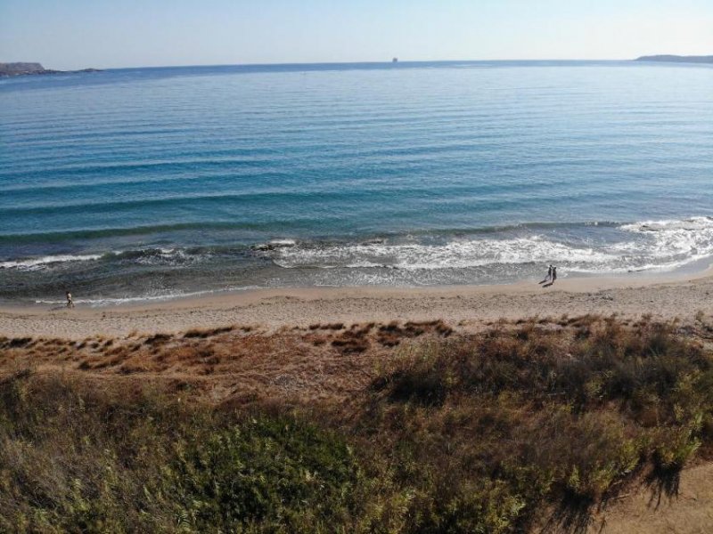 Kiani Akti Kreta, Kiani Akti: Prestigeträchtiges Grundstück direkt am Meer nahe Kalyves zu verkaufen Grundstück kaufen